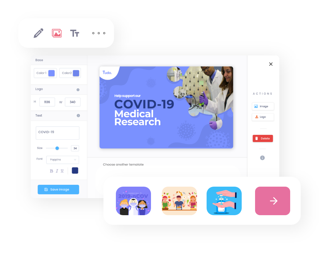 PR templates and editor
